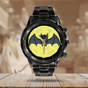 Discover I_m a Bat, Man! Calendar Steel Band Watch