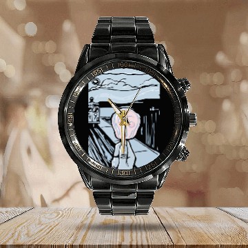 Discover I Scream, Man Calendar Steel Band Watch