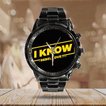 Discover I Know Calendar Steel Band Watch