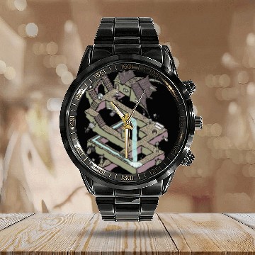 Discover Monumental Nightmare Calendar Steel Band Watch