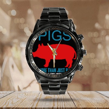 Discover More Than Just Bacon Calendar Steel Band Watch