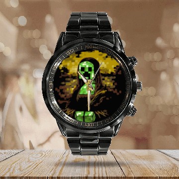 Discover Mona Creeper Calendar Steel Band Watch