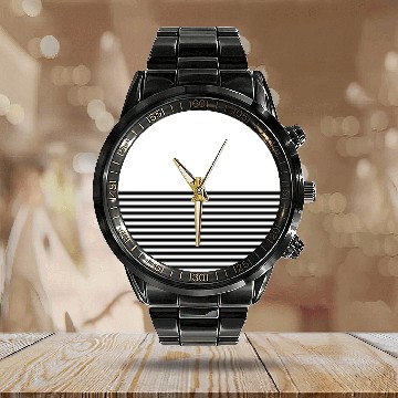 Discover Moon Shine Calendar Steel Band Watch