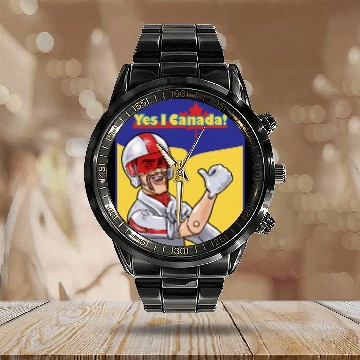Discover Yes I Canada - Duke Caboom - Calendar Steel Band Watch
