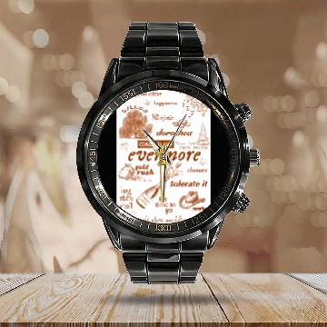 Discover Evermore Tayl0r Swift print Baseball Jerseys Calendar Steel Band Watch