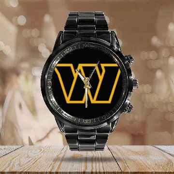 Discover Washington Commanders Washington Football Team Calendar Steel Band Watch