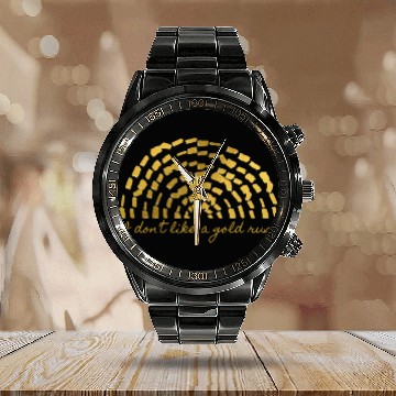 Discover gold rush evermore tayl0r swift Baseball Jerseys Calendar Steel Band Watch
