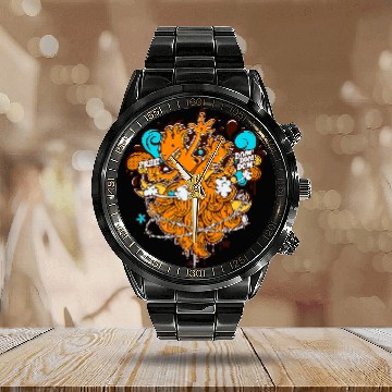 Discover Vulcanicks Calendar Steel Band Watch