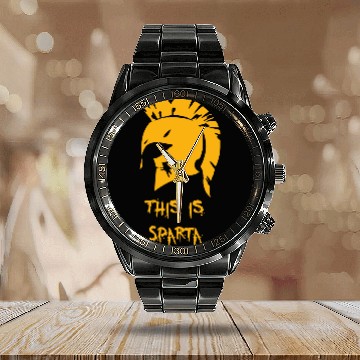 Discover THIS IS SPARTA! Calendar Steel Band Watch