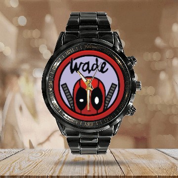 Discover WADE´S FACE Calendar Steel Band Watch