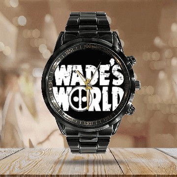 Discover WADE’S WORLD Calendar Steel Band Watch