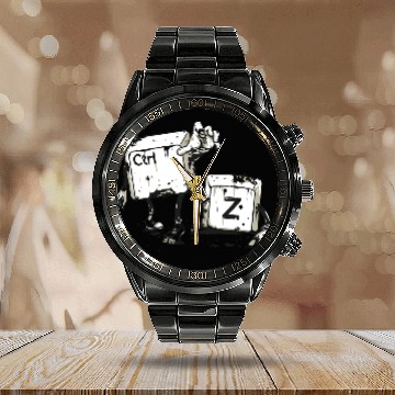 Discover Walking Undodead Calendar Steel Band Watch