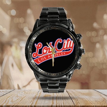 Discover Lob City Calendar Steel Band Watch