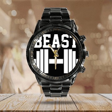 Discover Beast Calendar Steel Band Watch