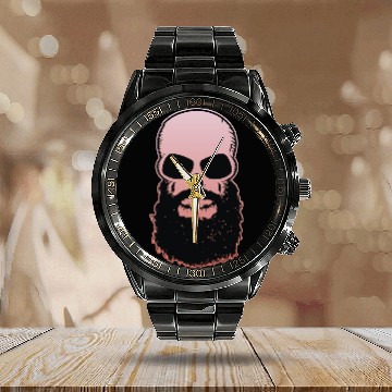 Discover Beard Season Calendar Steel Band Watch