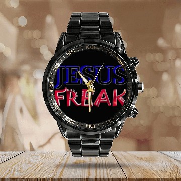 Discover Jesus Freak Calendar Steel Band Watch