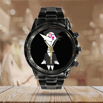 Discover spamton funny Calendar Steel Band Watch