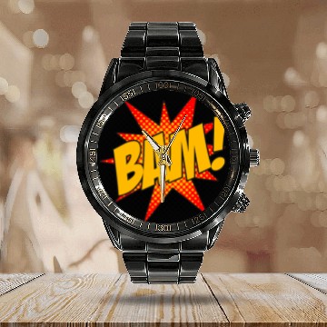 Discover bam! Calendar Steel Band Watch