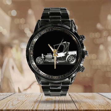 Discover classic_car Calendar Steel Band Watch