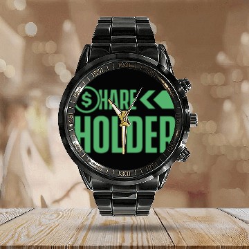 Discover Capitalism Calendar Steel Band Watch