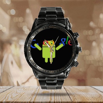 Discover Google Android Calendar Steel Band Watch
