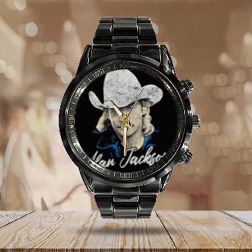 Discover Alan Jackson Calendar Steel Band Watch