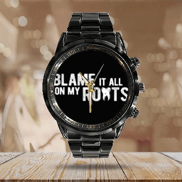 Discover Blame It All On My Roots Dentist Dental Assistant Calendar Steel Band Watch