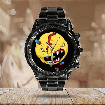 Discover Cyberpunk CYBERPUNK 2077 V s FAVORITE Calendar Steel Band Watch