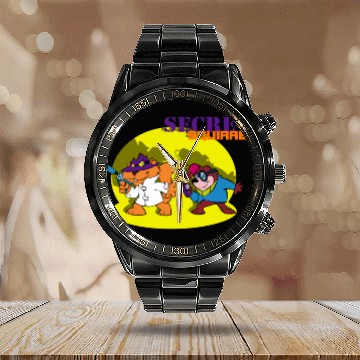Discover Secret Squirrel Calendar Steel Band Watch