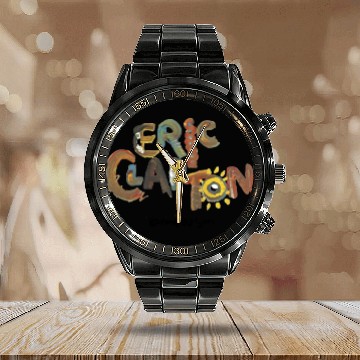 Discover Eric Clapton - Eric Clapton - Calendar Steel Band Watch