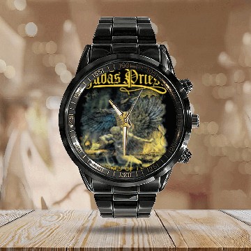 Discover Judas Priest Sad Wings Of Destiny 1976 Calendar Steel Band Watch