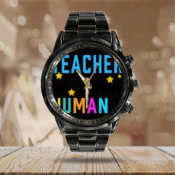 Discover pre school teacher Calendar Steel Band Watch