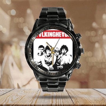 Discover Talking Heads Post Punk Calendar Steel Band Watch