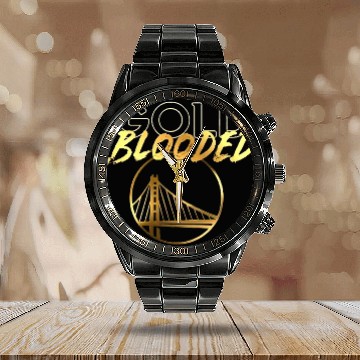 Discover Gold Blooded Calendar Steel Band Watch