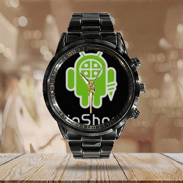Discover Android Bioshock Calendar Steel Band Watch