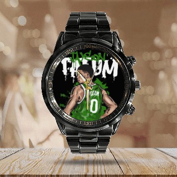 Discover Jayson Tatum Kids Calendar Steel Band Watch