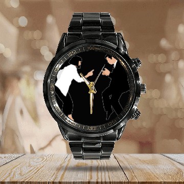 Discover Pulp Fiction Dancing Scene Calendar Steel Band Watch
