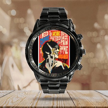 Discover THE VERVE BAND RICHARD ASHCROFT Calendar Steel Band Watch