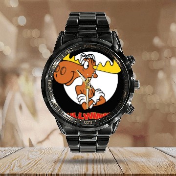 Discover Bullwinkle - Bullwinkle - Calendar Steel Band Watch