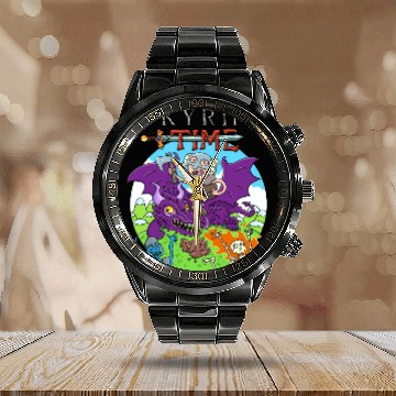Discover Skyrim Time Calendar Steel Band Watch