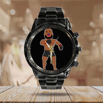 Discover derrick lewis Calendar Steel Band Watch