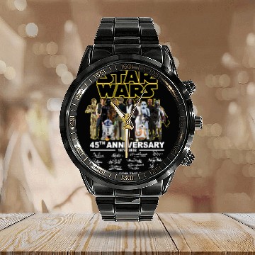 Discover Marvel Star War Anniversary Calendar Steel Band Watch