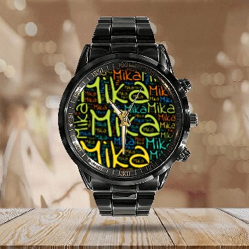 Discover Mika Calendar Steel Band Watch