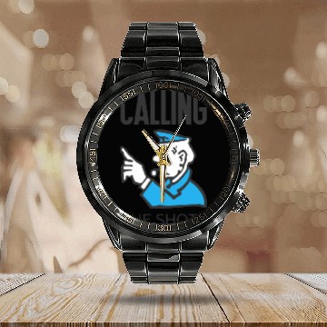 Discover Call Your Own Shots - Monopoly - Calendar Steel Band Watch