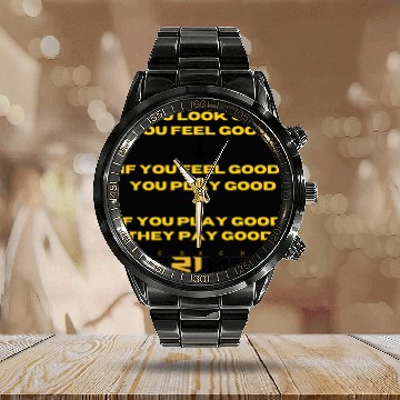 Discover Deion Sanders  Coach Prime Calendar Steel Band Watch