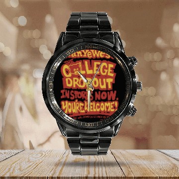 Discover Kanye West Jeen-Yuhs Calendar Steel Band Watch