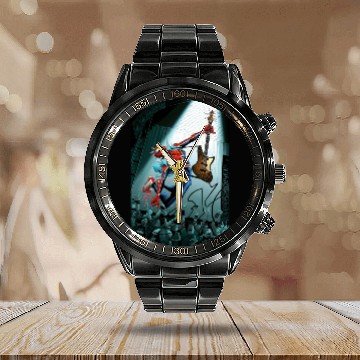 Discover SPIDER-PUNK Calendar Steel Band Watch