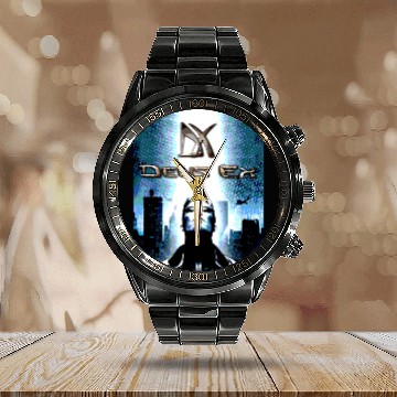 Discover Deus Ex Calendar Steel Band Watch