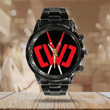Discover Chad Wild Clay youtuber logo Calendar Steel Band Watch