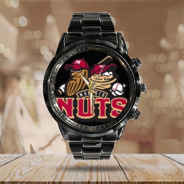 Discover Modesto Nuts Calendar Steel Band Watch